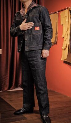 Bộ Denim black 16oz từ TRAVALI