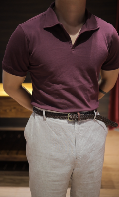 POLO cổ V lãng tử