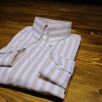 Sơ Mi oxford Buttondown kẻ 5mm SS